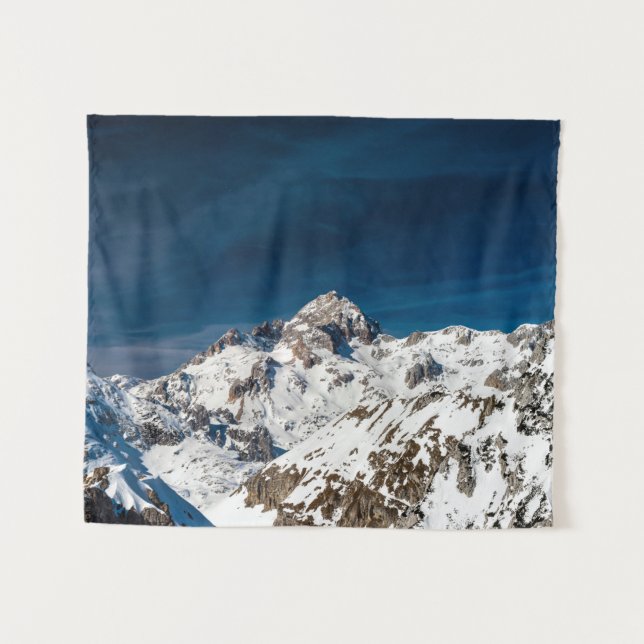 Majestic mountain Triglav, Slovenia Tapestry (Front (Horizontal))