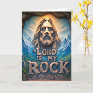 Majestic Mountains: The Lord Is My Rock Card