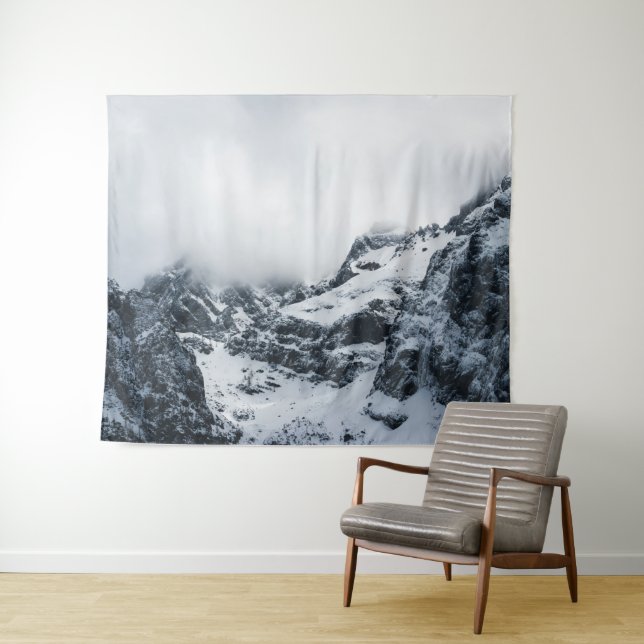 Majestic mountains under the clouds tapestry (In Situ (Horizontal))