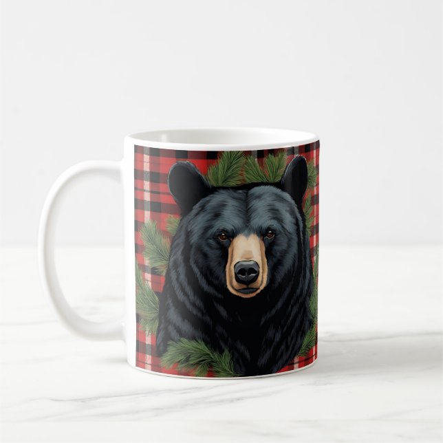 Majestic Northern Black Bear Mug (Left)
