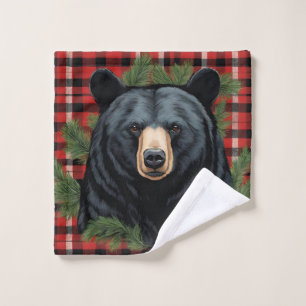 Majestic Northern Black Bear Towel