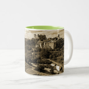 Majestic Obidos- Portugal Two-Tone Coffee Mug