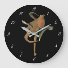 Majestic Octopus Round Wall Clock (with numbers)