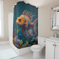 Majestic Orange Sea Fish Beauty