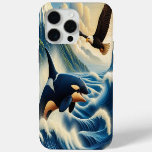 Majestic Orca Leaping iPhone 15 Pro Max Case