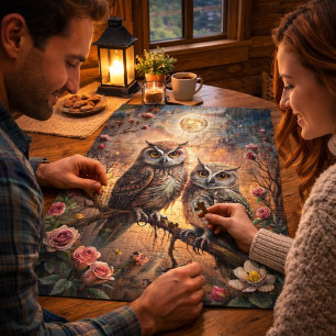 Majestic Owl Design Jigsaw Puzzle