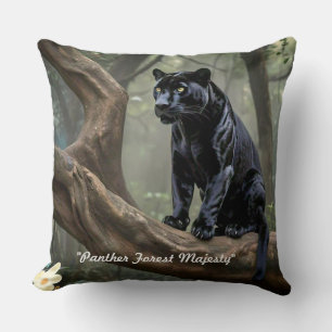 "Majestic Panther Artwork" Cushion