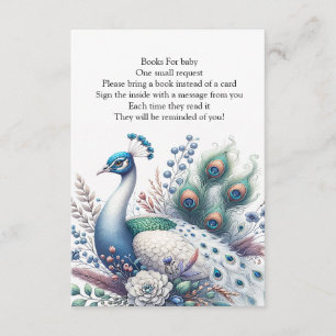 Majestic Peacock Enclosure Card