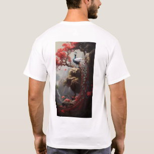Majestic Peacock on Ancient Tree T-shirt