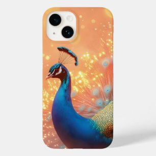 Majestic Peacock with Vibrant Plumage Case-Mate iPhone 14 Case