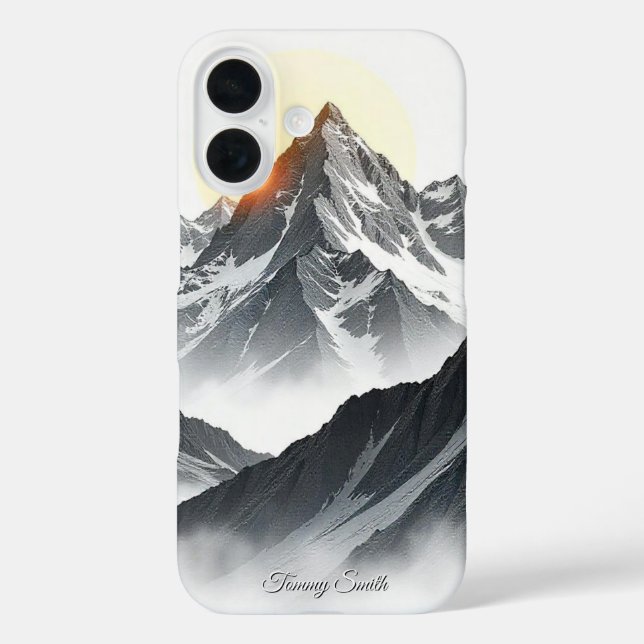 Majestic Peak Sunrise Case-Mate iPhone Case (Back)