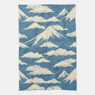 Majestic Peaks - Mountain for Nature Lovers Tea Towel