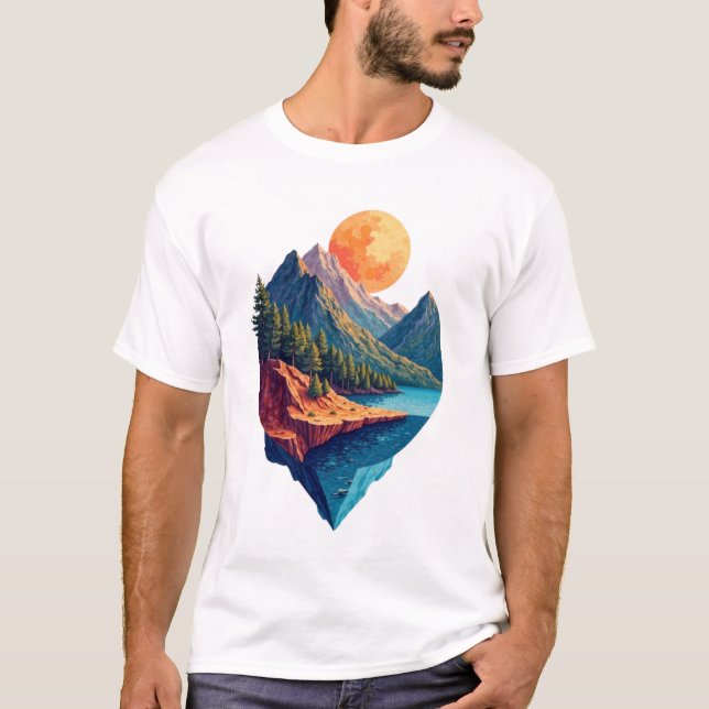 Majestic Peaks T-Shirt (Front)