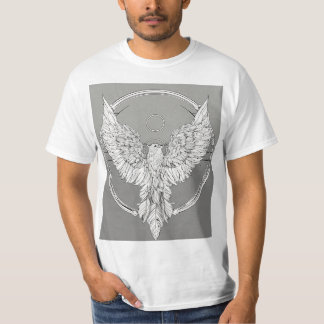 "Majestic Phoenix Art: Symbol of Rebirth" T-Shirt