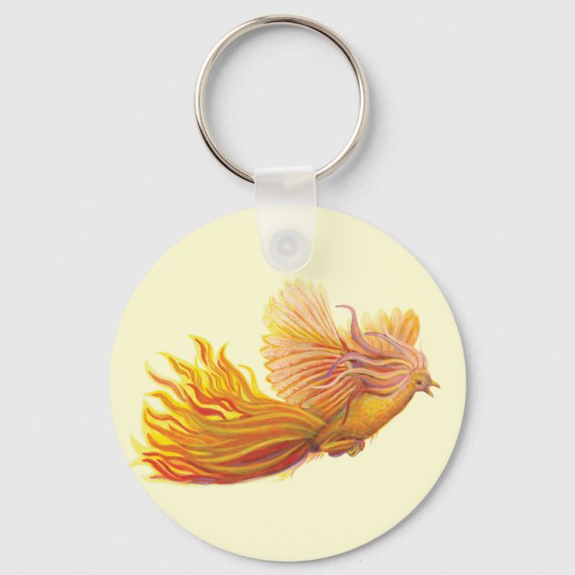 Majestic Phoenix Bird  Key Ring (Front)
