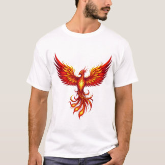 Majestic Phoenix T-Shirt – Fiery Rebirth Mythical 