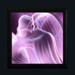 Majestic Pink Angel Keepsake Box<br><div class="desc">"BUY NOW" - pink angel keepsake box.  Choose your box size,  customise with a name or date.</div>
