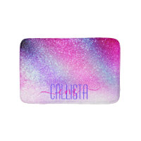 Majestic Pink Purple Nebula Galaxy Glitter