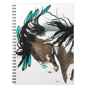 Majestic Pinto Horse by Bihrle Notebook