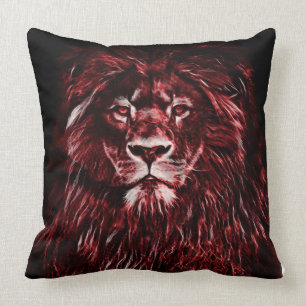 Majestic Red Lion Cushion