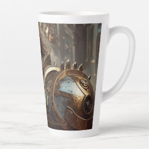Majestic Regal Steampunk King Latte Mug