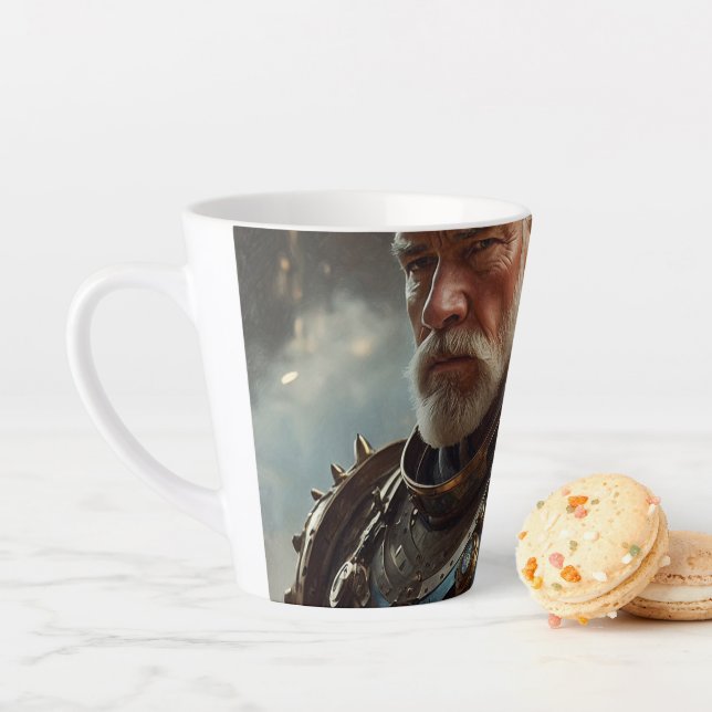 Majestic Regal Steampunk King Small Latte Mug (In Situ)