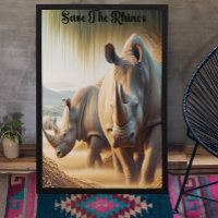Majestic Rhinos: A Fields Grace