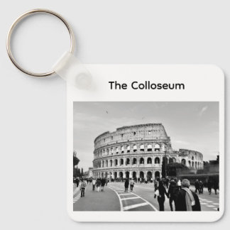 Majestic Roman Colosseum: Iconic Sunset Architectu Key Ring