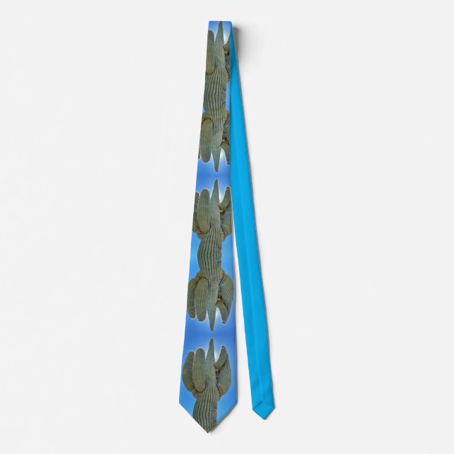 Majestic Saguaro Cacti Tie (Front)