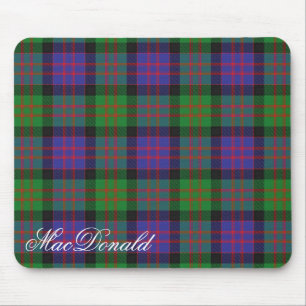 Majestic Scottish Clan MacDonald Tartan Mouse Pad