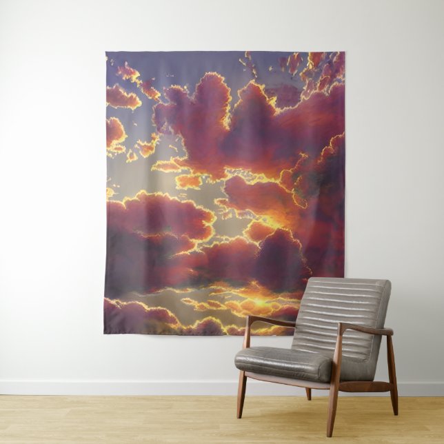 Majestic Sky View Tapestry (In Situ)