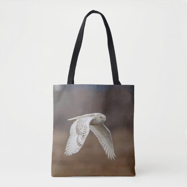 Majestic Snowy Owl of the Connecticut Coast Tote Bag (Front)