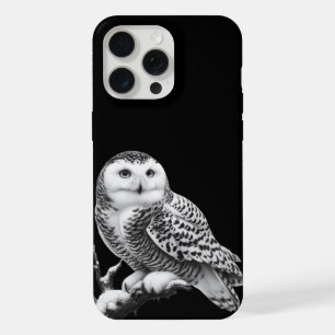 Majestic Snowy Owl Perched iPhone 15 Pro Max Case
