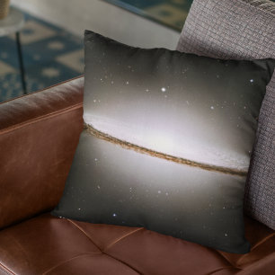 Majestic Sombrero Galaxy Hubble Telescope 2004 Cushion