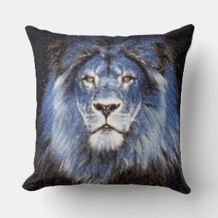 Majestic Sparkle Lion Cushion
