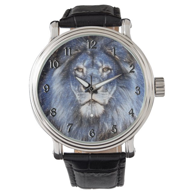 Majestic Sparkle Lion Watch (Front)