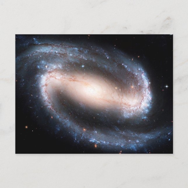 Majestic Spiral Galaxy Print Milky Way Andromeda Postcard (Front)
