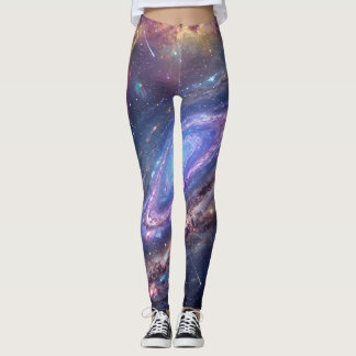Majestic Spiral Galaxy Universe Leggings
