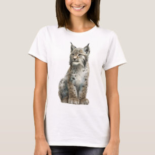 Majestic Spotted Lynx Portrait Women T-Shirt