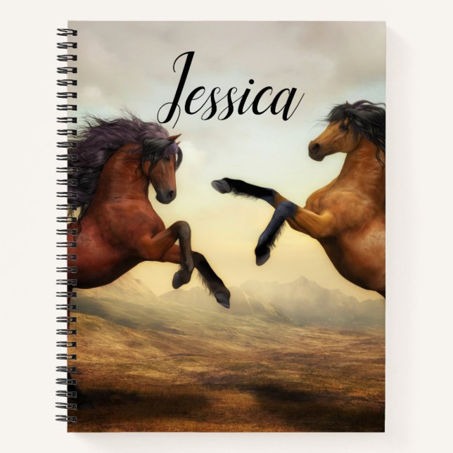 Majestic Stallions Notebook (Front)