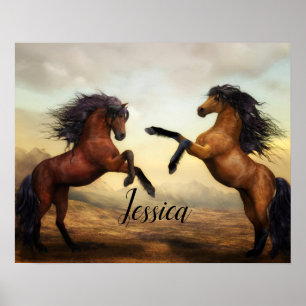 Majestic Stallions Poster