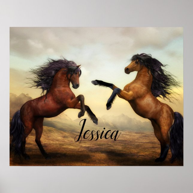 Majestic Stallions Poster (Front)