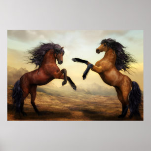 Majestic Stallions Poster