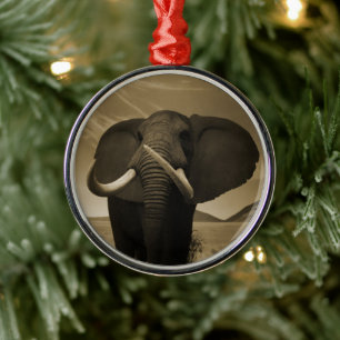 Majestic Stature Metal Ornament