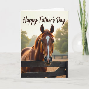 Majestic Steed Fathers Day Card