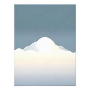 Majestic Sunrise Over Snow-Capped Mountain Photo Print