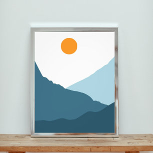 Majestic Sunrise over the Mountains Photo Print