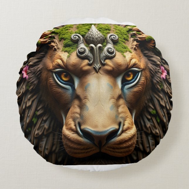 Majestic Synthesis Round Cushion (Front)