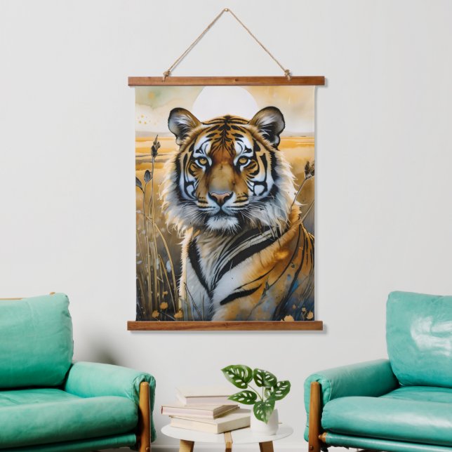 Majestic Tiger Hanging Tapestry (Living Room)