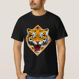 "Majestic Tiger Head - Predator Spirit Graphic  T-Shirt